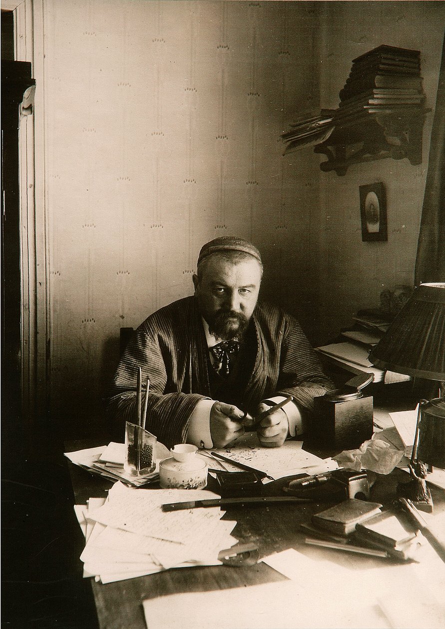 A szerző Alekszandr Ivanovics Kuprin (f/w fotó) alkotó: Karl Karlovich Bulla