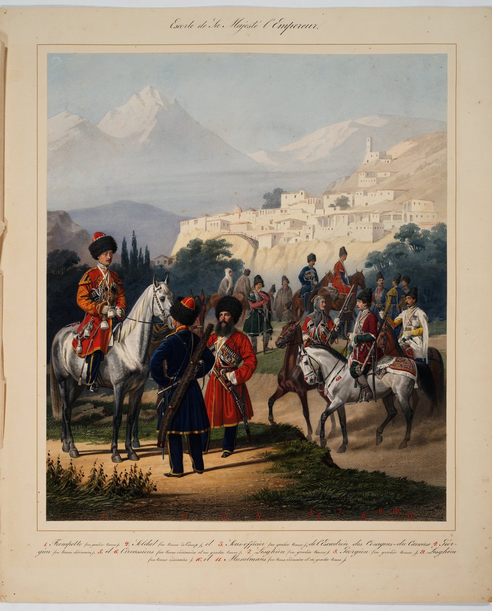 Ő Császári Felsége konvoja, 1867 alkotó: Karl Karlovich Piratsky