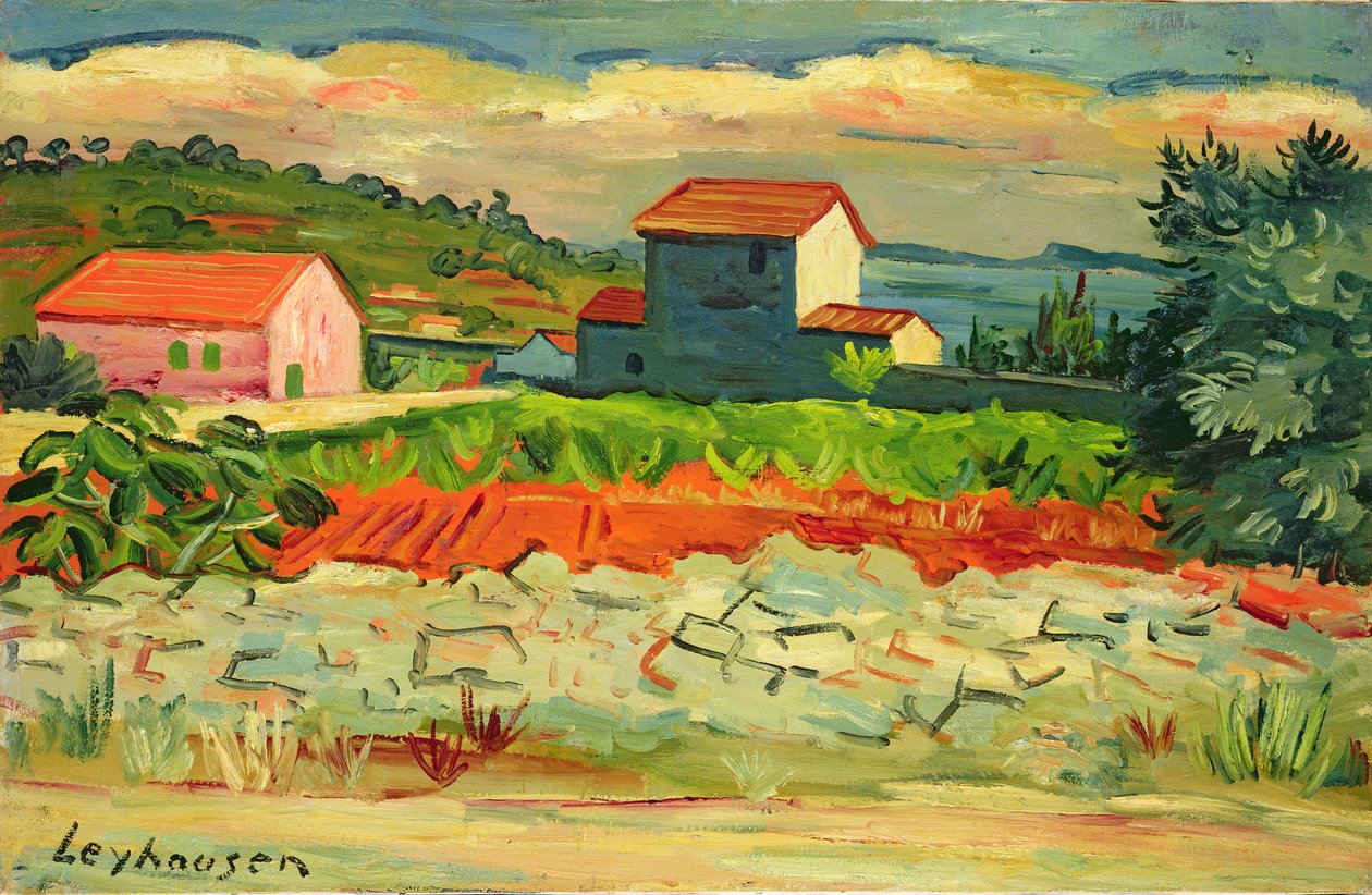 Sanary melletti táj, II alkotó: Karl Leyhausen