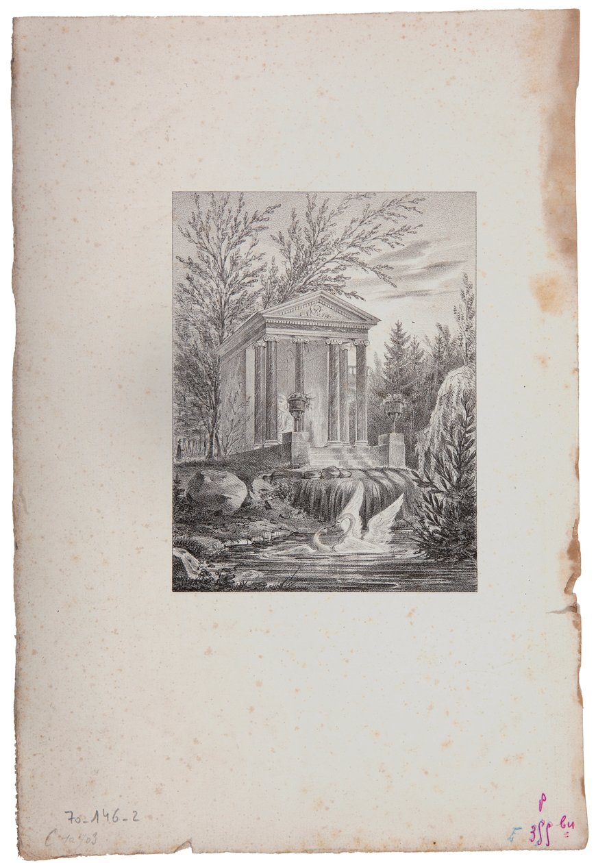 A szerelem temploma a Chateau de Malmaison parkban alkotó: Karl Loeillot Hartwig