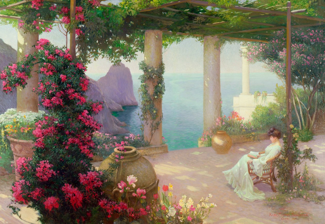 A terasz, Capri alkotó: Karl Maria Schuster