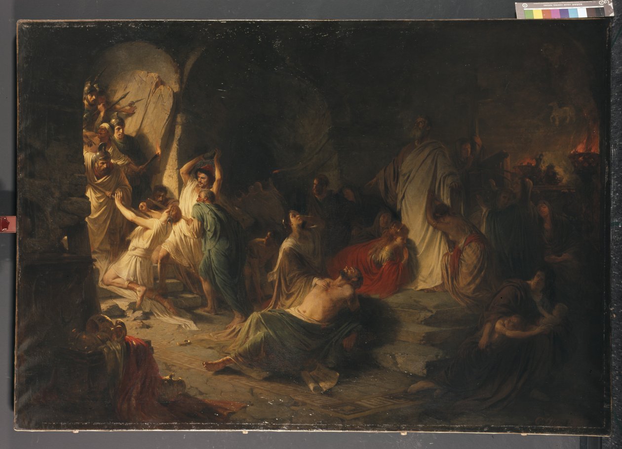 Az első keresztények Rómában, 1869 alkotó: Karl Otto