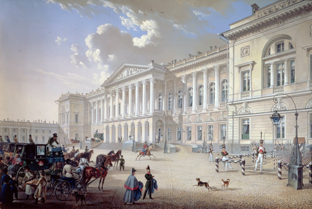 Mihajlovszkij-palota, Szentpétervár, 1832 alkotó: Karl Pavlovich Beggrov