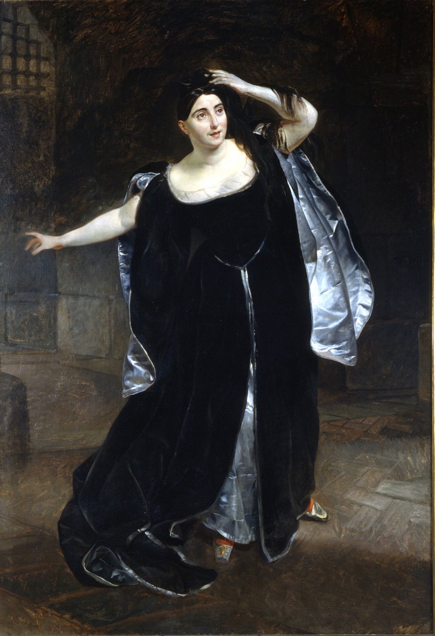 Giuditta Pasta (1797-1865) és "Anne Boleyn" (Anne de Boleyn (Anna vagy Ann Bolin és Anne Bullen alkotó: Karl Pavlovich Bryullov