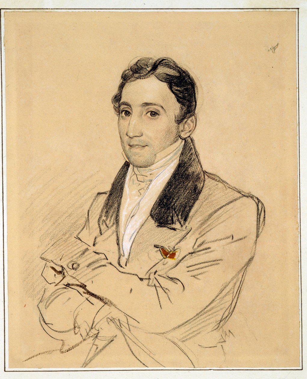 Francesco Domenico Guerrazzi (1804-1873) olasz író portréja - Karl Pavlovich Briullov (Brioullov) (1799-1852) munkája alkotó: Karl Pavlovich Bryullov
