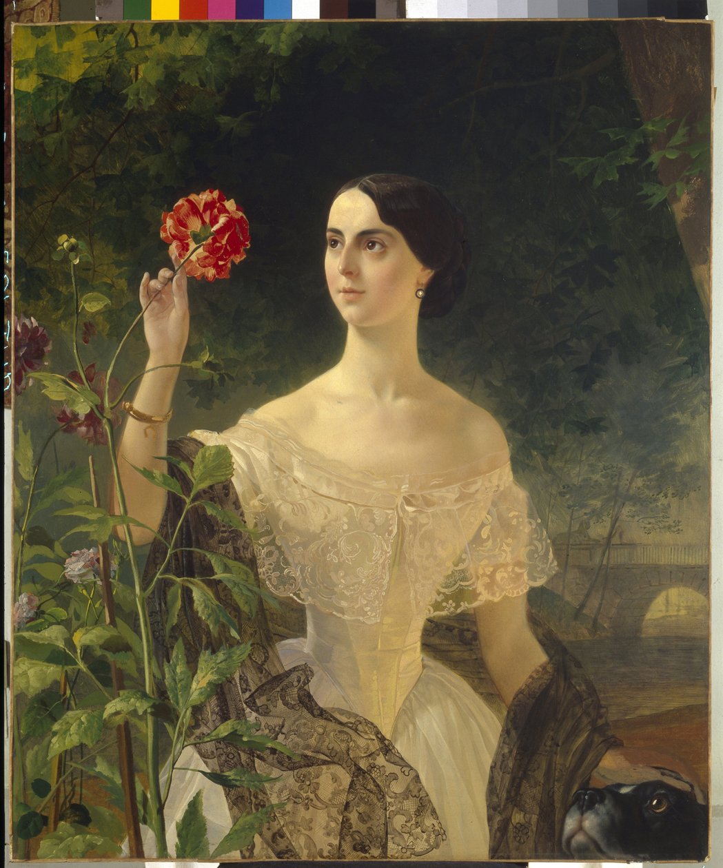 Zsófia Bobrinszkaja grófnő portréja, szül. Samoylova (1797-1866). Karl Pavlovich Briullov (Bryullov) (1799-1866) festménye, olaj, vászon alkotó: Karl Pavlovich Bryullov