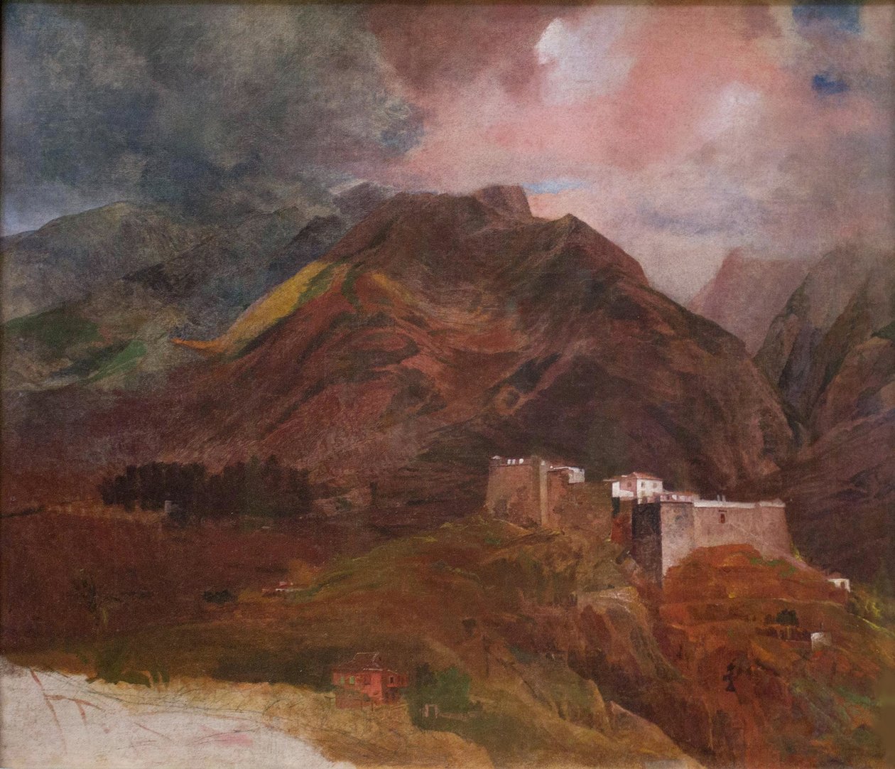 A csúcserőd Madeira szigetén, 1849-1850 alkotó: Karl Pavlovich Bryullov