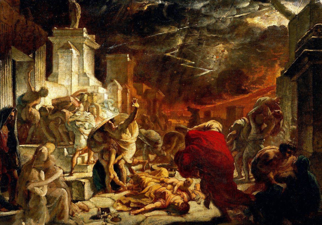 Pompeii utolsó napjai, i.sz. 79. augusztus 24 alkotó: Karl Pavlovich Bryullov