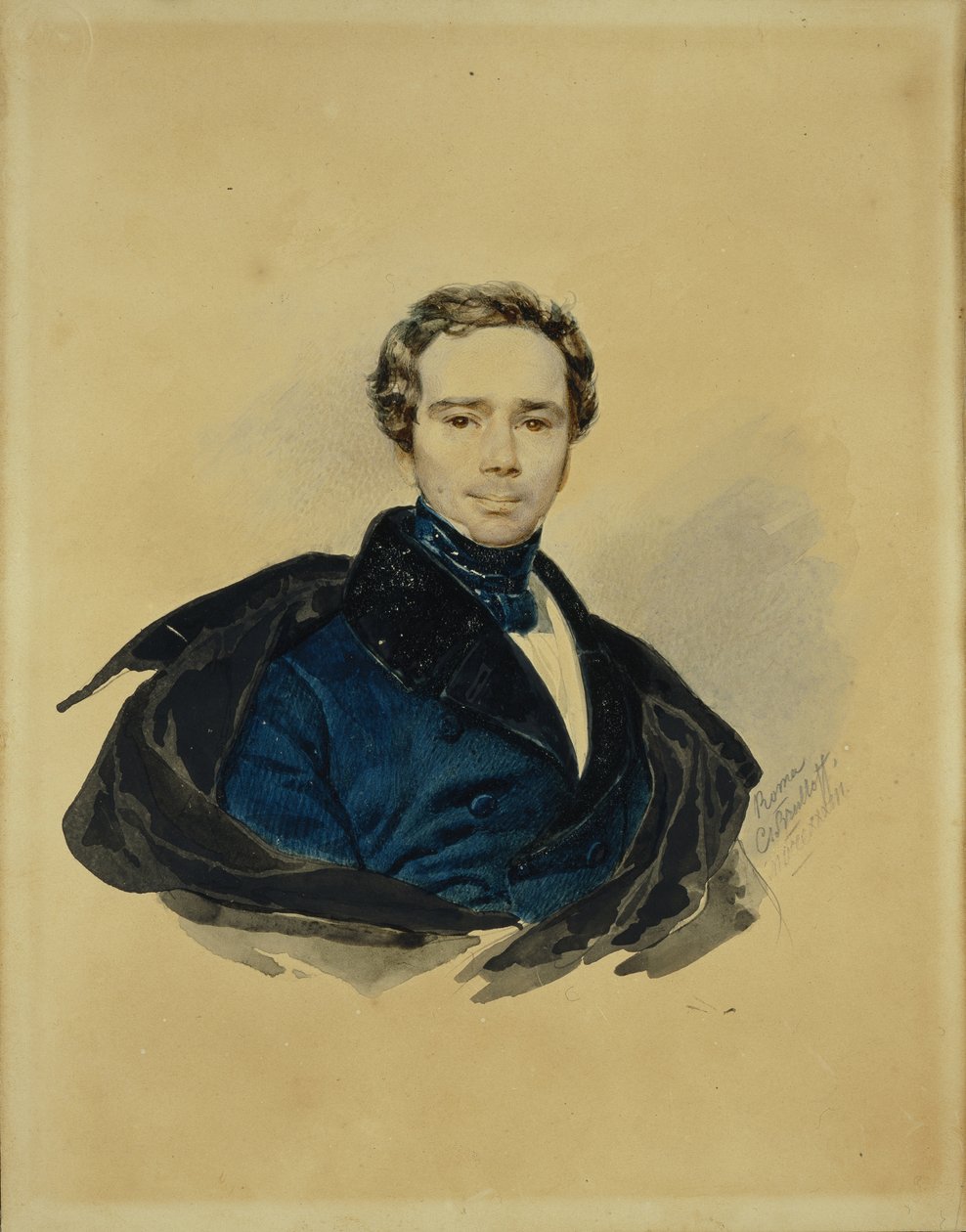 Fjodor Fjodorovics Golicin gróf portréja 1794-1854, 1833 alkotó: Karl Pavlovich Bryullov