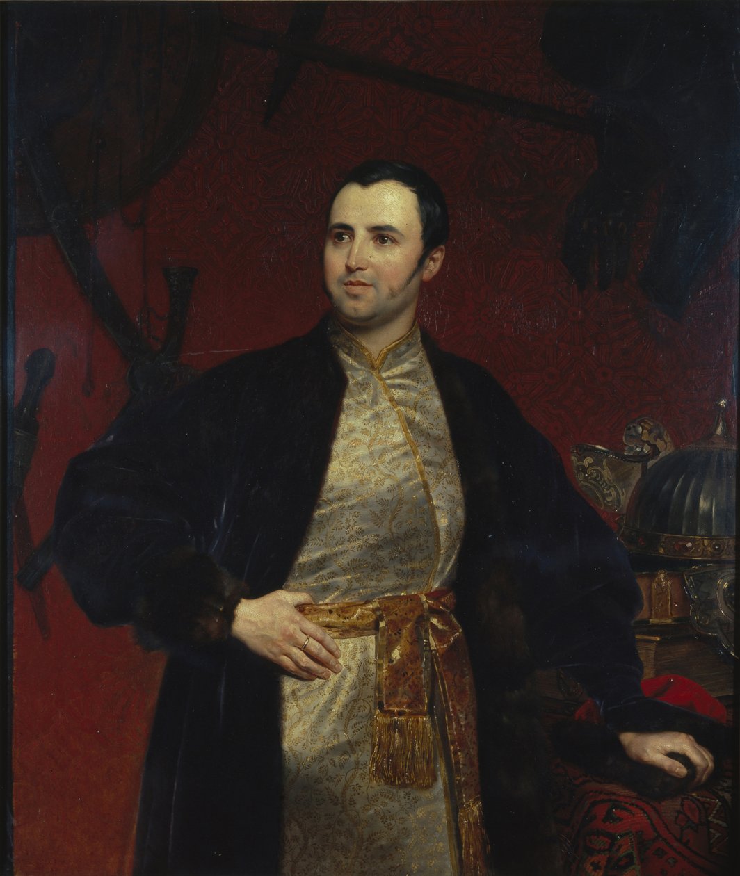 Mihail Andrejevics Obolenszkij herceg portréja 1805-1873, 1846 alkotó: Karl Pavlovich Bryullov