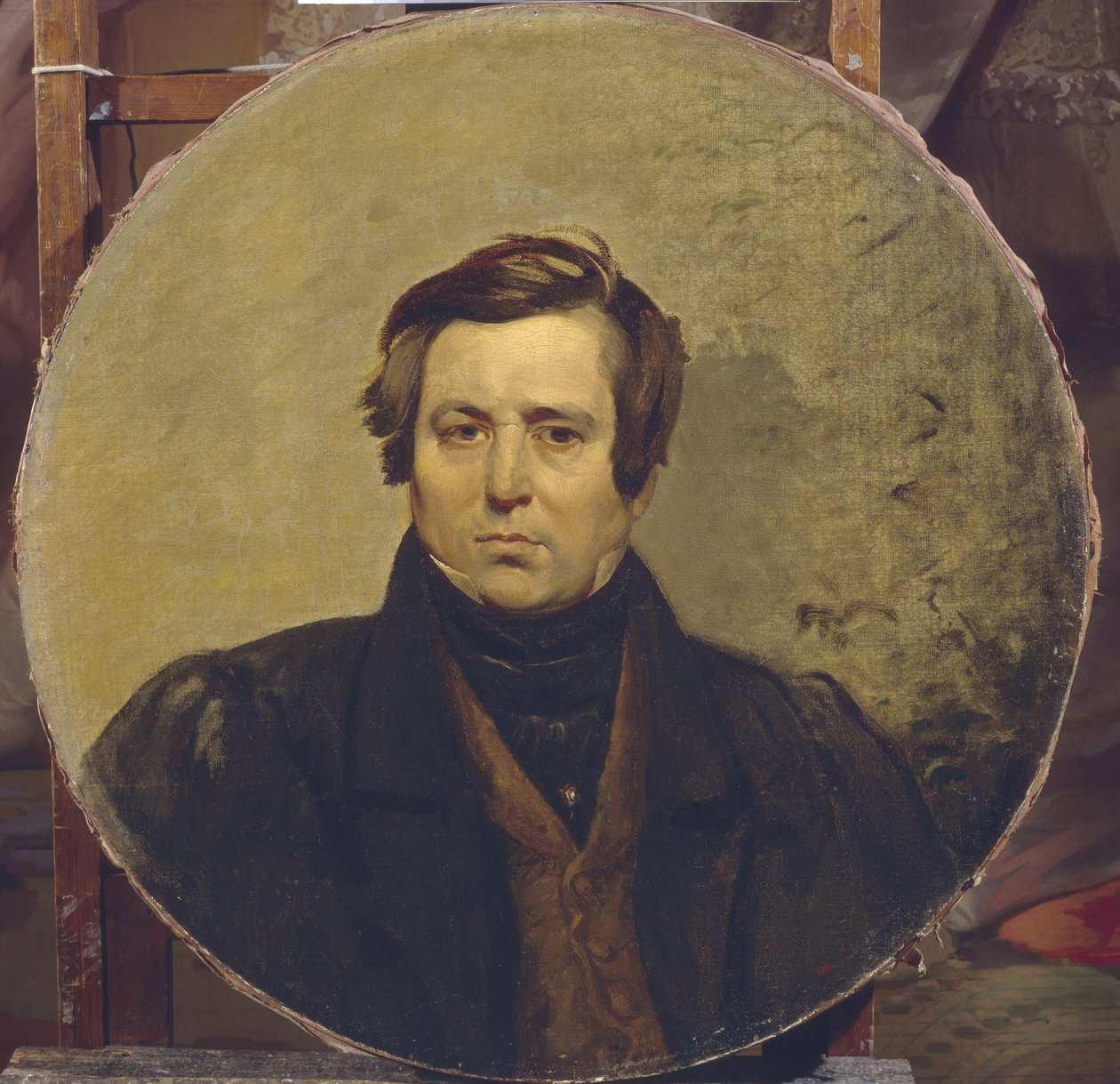 A szerző portréja, Vaszilij Ivanovics Orlov 1792-1860, 1836 alkotó: Karl Pavlovich Bryullov
