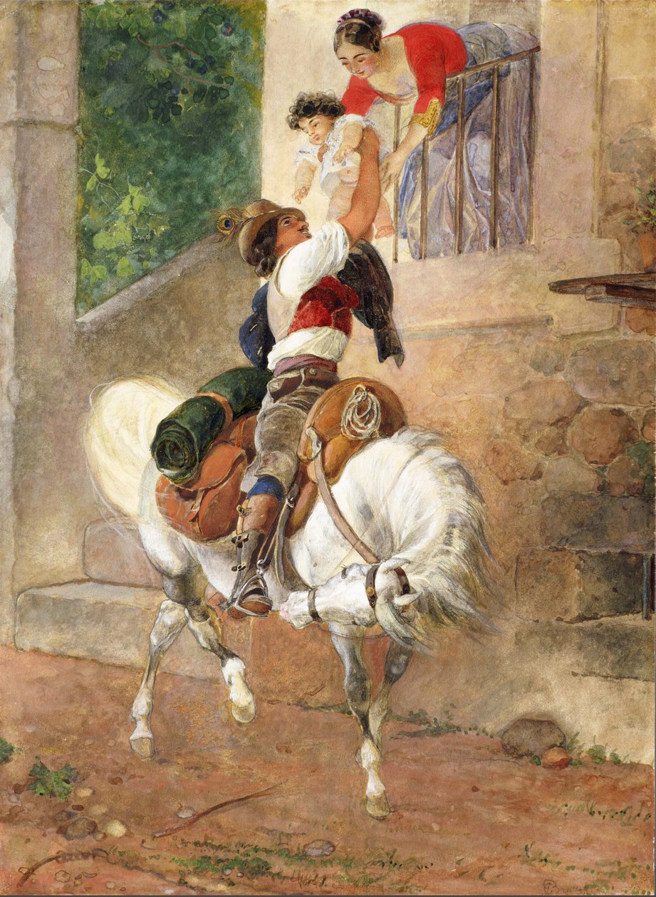 Római juhász hazatérés, 1851-1852. alkotó: Karl Pavlovich Bryullov
