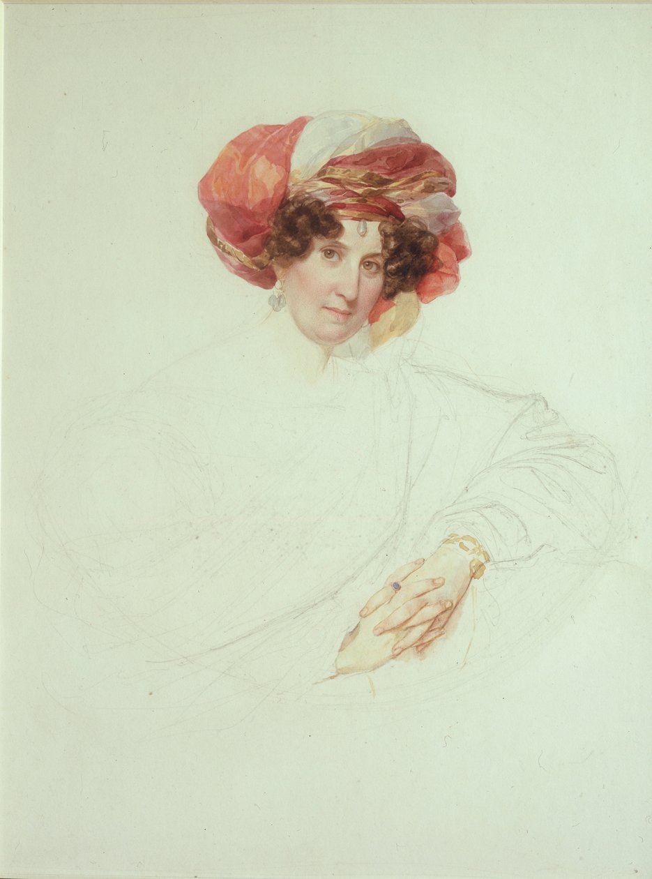 Nő Turbánban. Maria Grigorjevna Razumovskaya grófnő portréja 1772-1865, szül.: Vjazemszkaja, 1827-1830 alkotó: Karl Pavlovich Bryullov