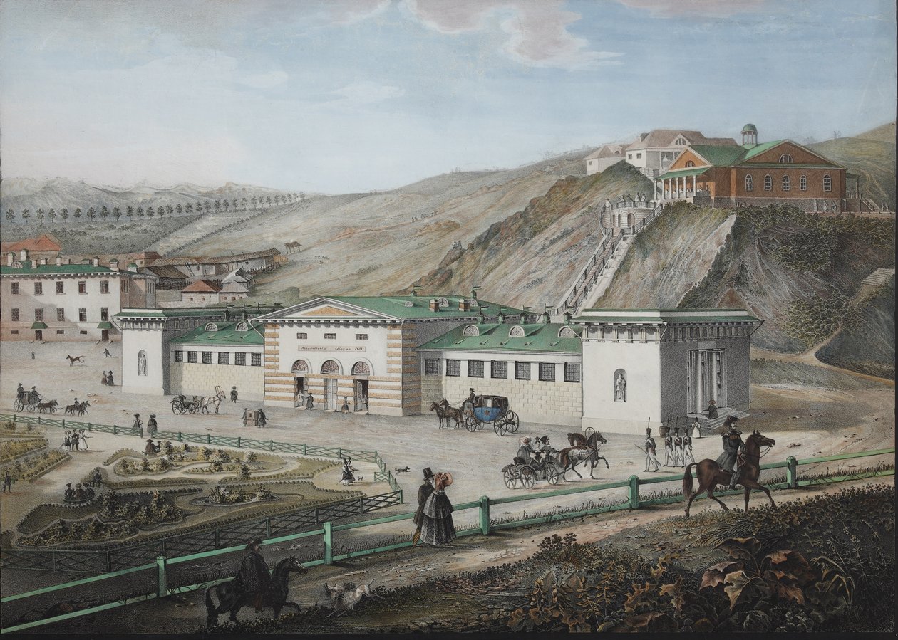 A kaukázusi ásványforrások, 19. század közepe alkotó: Karl Petrovich Beggrov