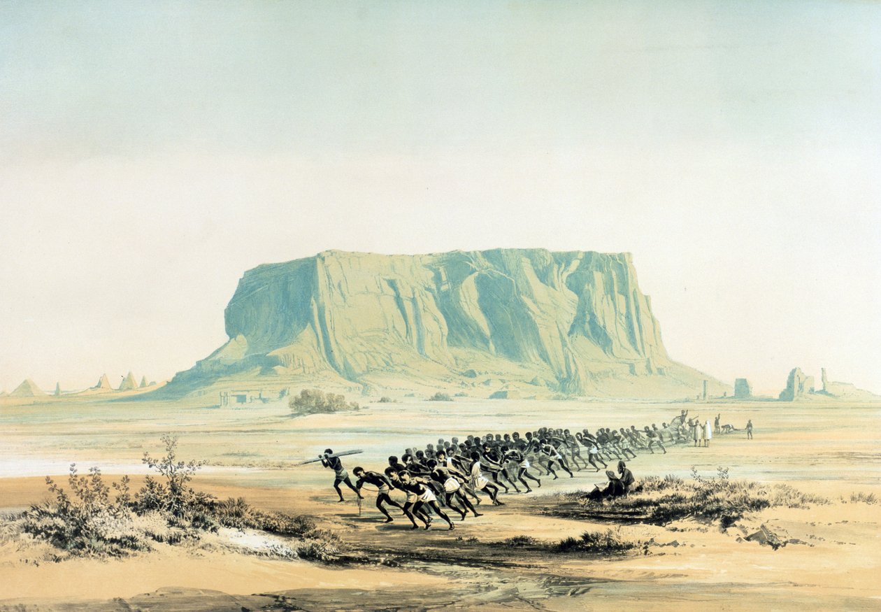 Kilátás a Barkal-hegyre