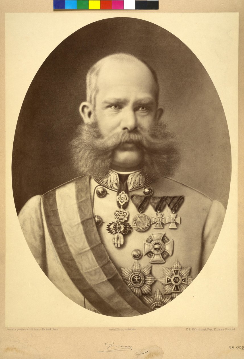 I. Ferenc József osztrák császár alkotó: Karl Ritter Von Kobierski