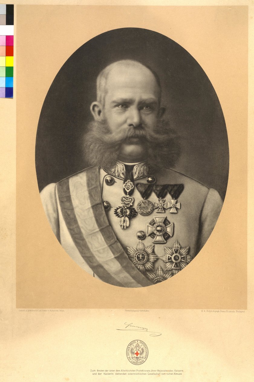 I. Ferenc József osztrák császár alkotó: Karl Ritter Von Kobierski