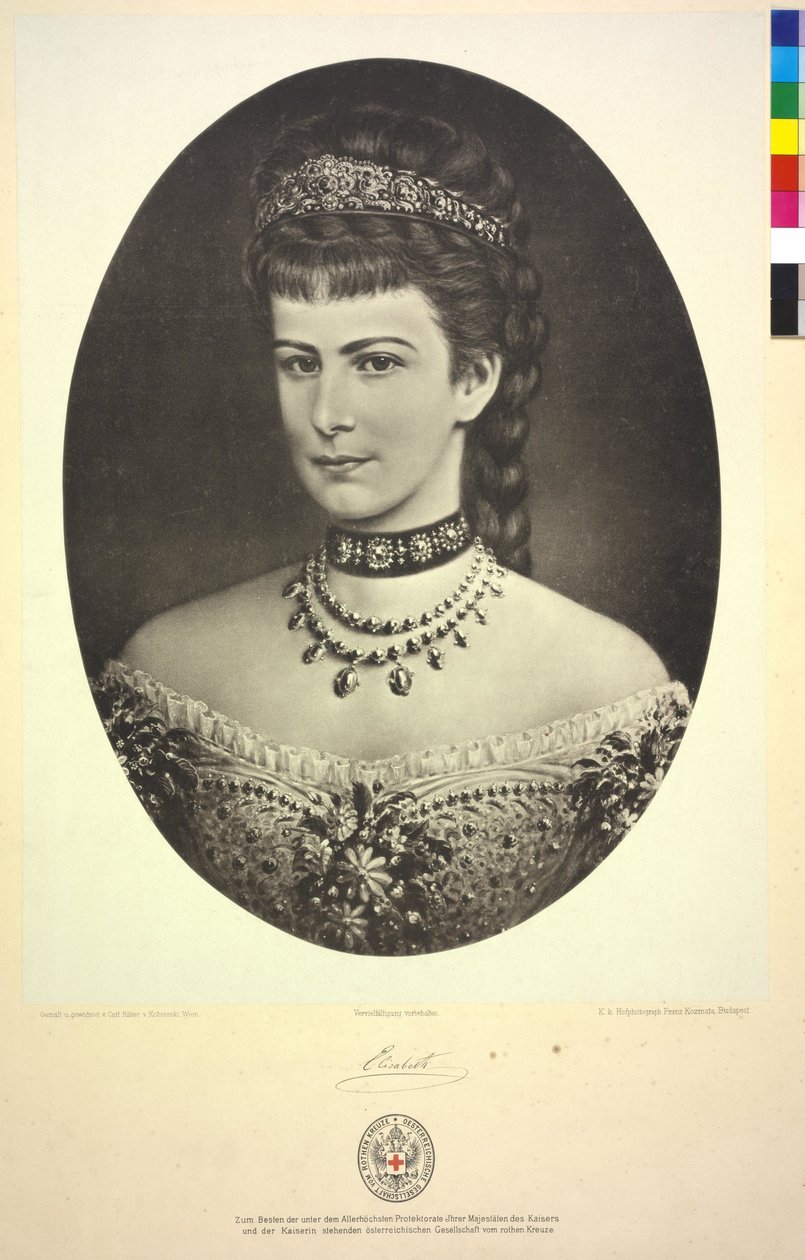 Erzsébet osztrák császárné alkotó: Karl Ritter Von Kobierski
