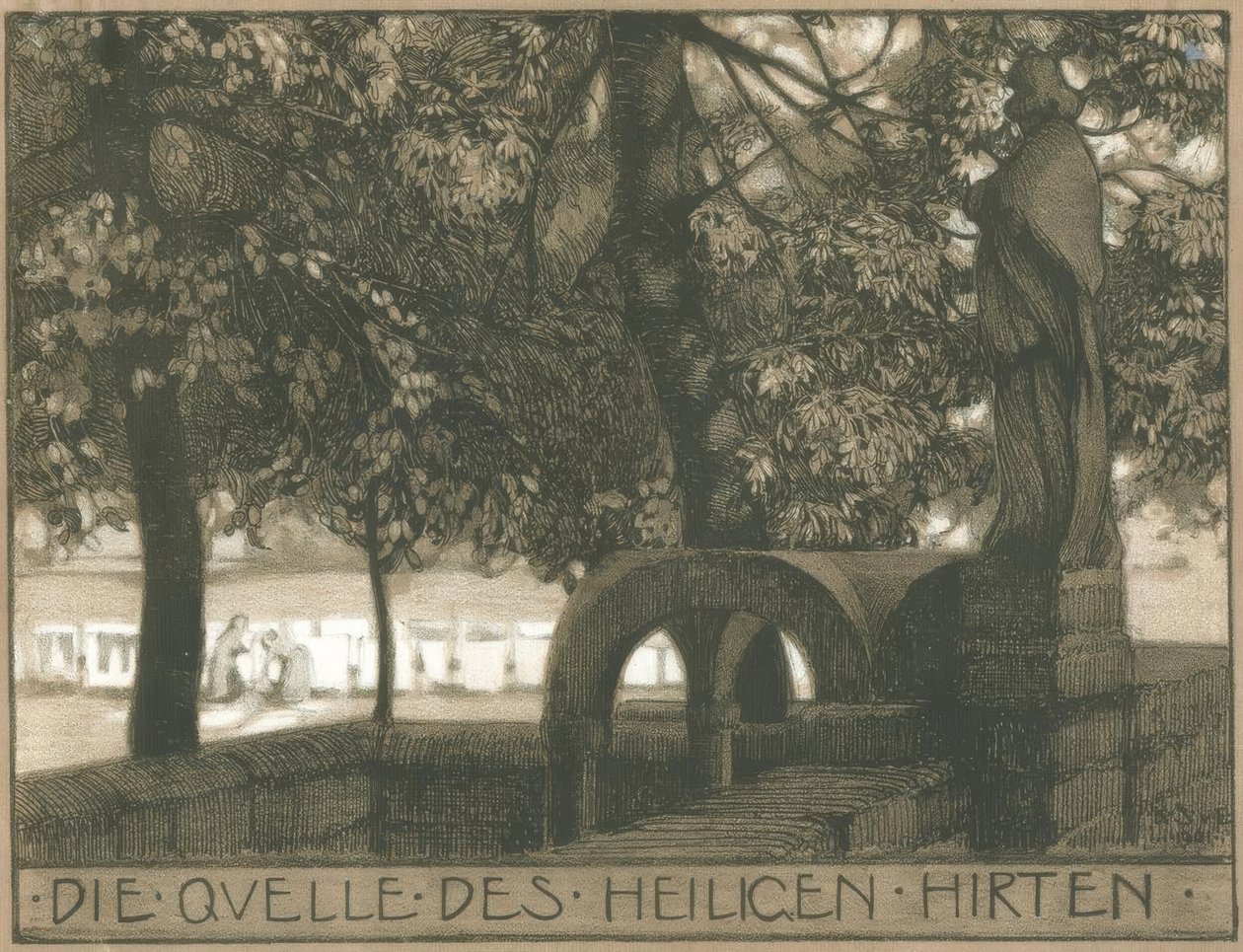 A szent pásztor forrása alkotó: Karl Schmoll von Eisenwerth