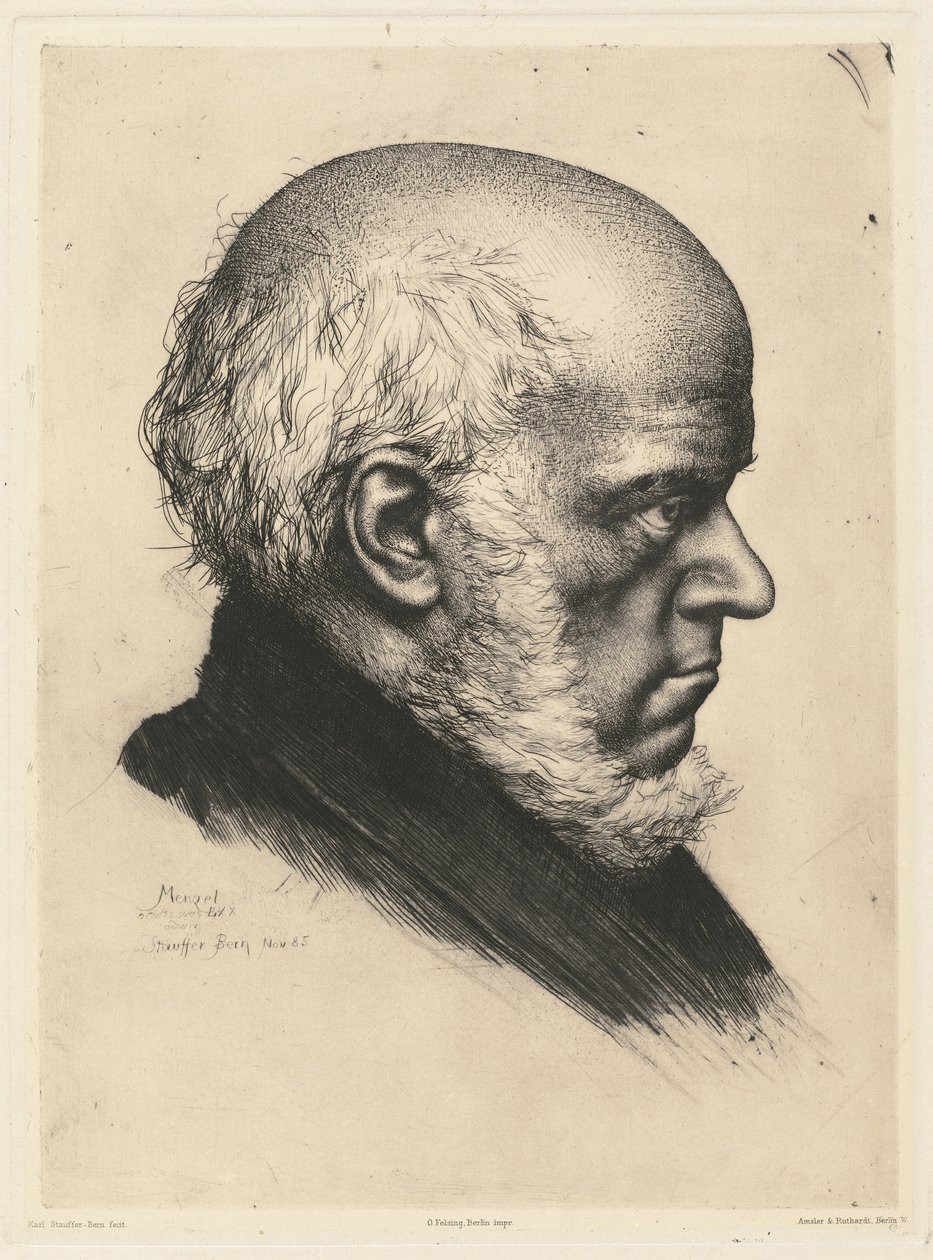 Adolph Menzel alkotó: Karl Stauffer Bern
