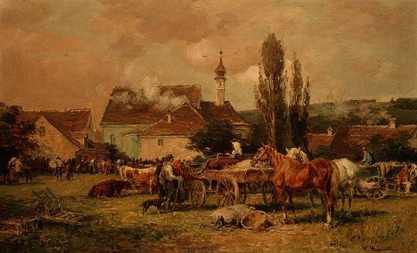 Falusi piac alkotó: Karl Stuhlmuller