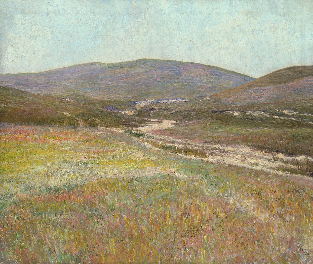 Völgy Harburg közelében alkotó: Karl Wilhelm Arthur Illies