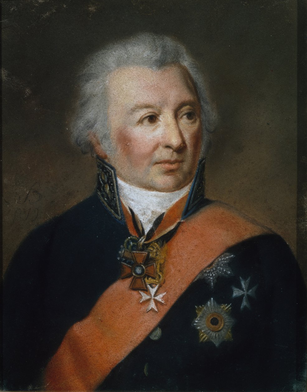 Alekszandr Alekszandrovics Szablukov portréja 1749-1828, 1819 alkotó: Karl Wilhelm Bardou