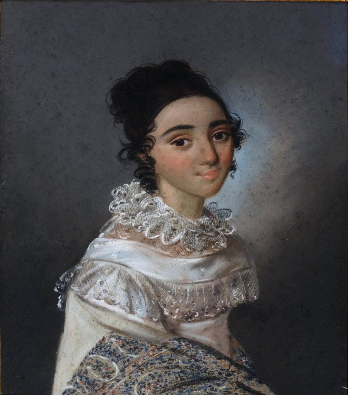 Jekatyerina Emmanuilovna Abamelik-Lazareva 1806-1880 portréja, szül. Manuk-Bey, 1820 alkotó: Karl Wilhelm Bardou