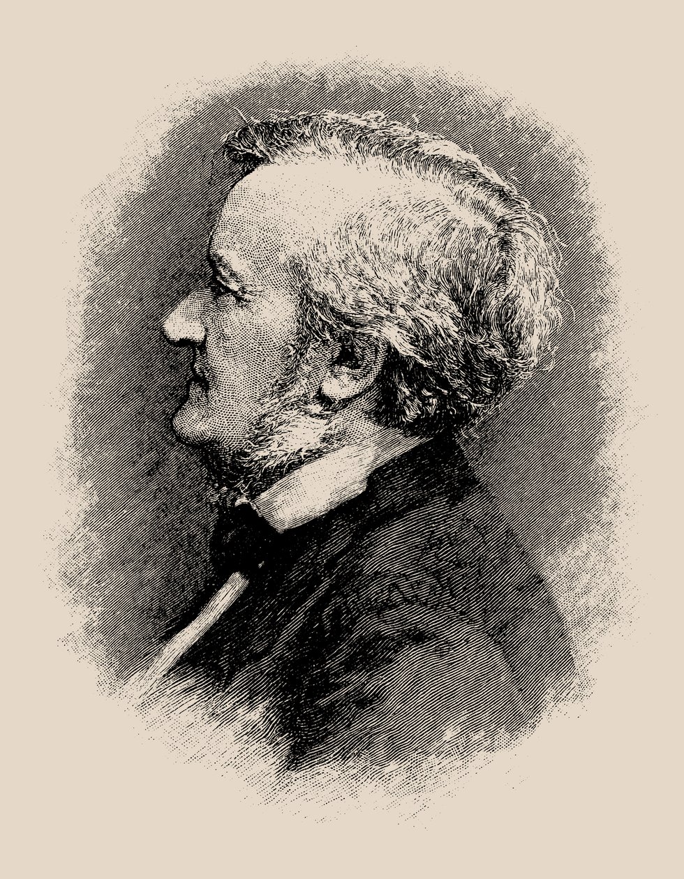 Richard Wagner zeneszerző portréja 1813-1883, 1900-1910-es évek. alkotó: Karl Wilhelm Diefenbach