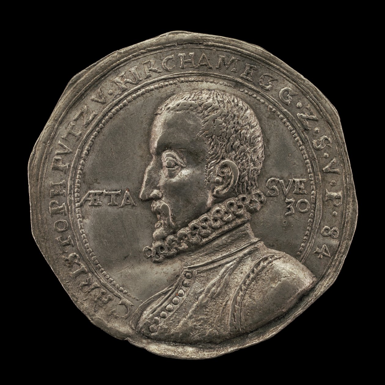 Christoph Putz von Kirchameg, pénzverde mester Prágában 1590, 1584. alkotó: Karl von Bieberstein