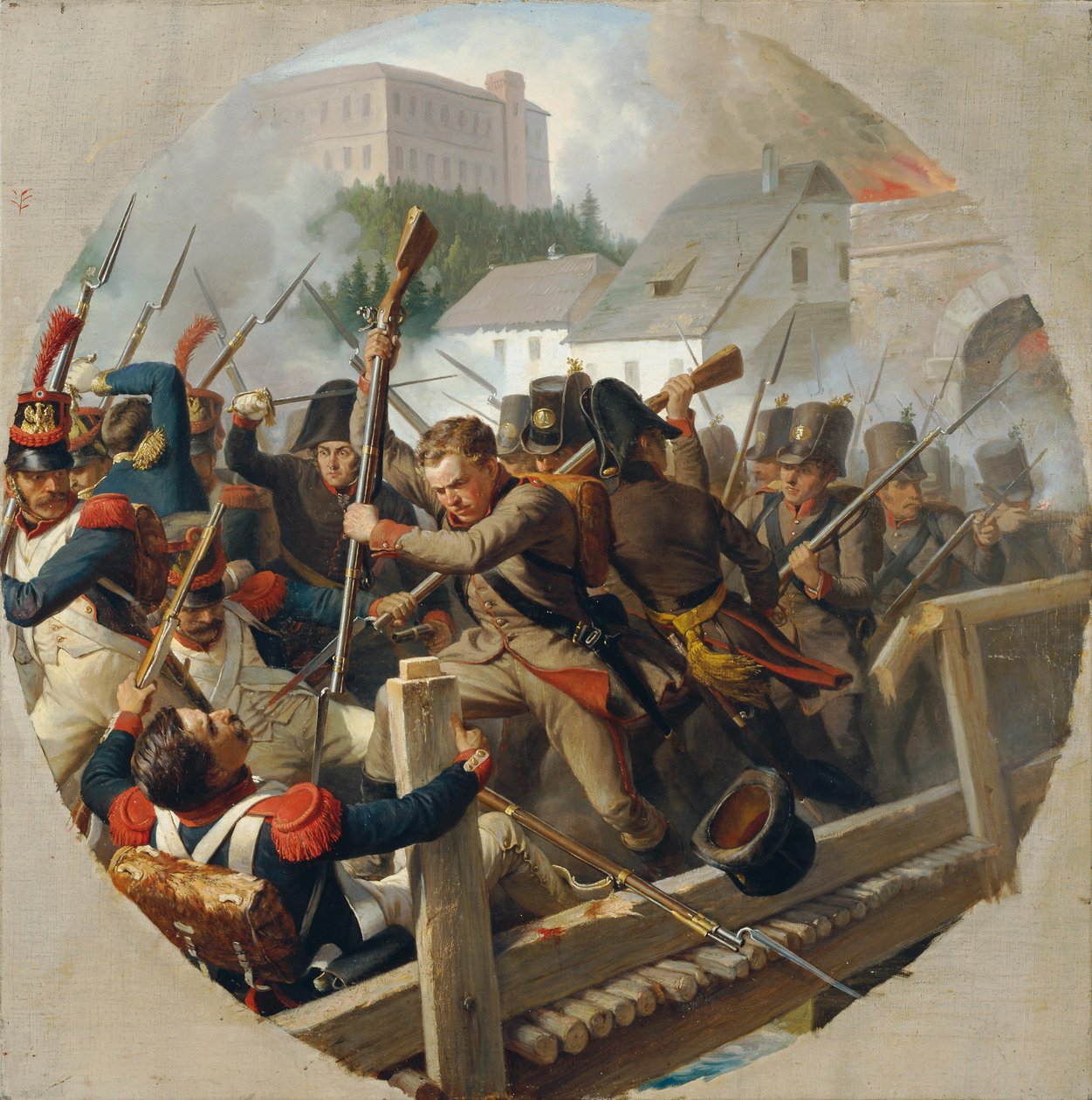 Az 1806-os ebelsbergi találkozó alkotó: Karl von Blaas
