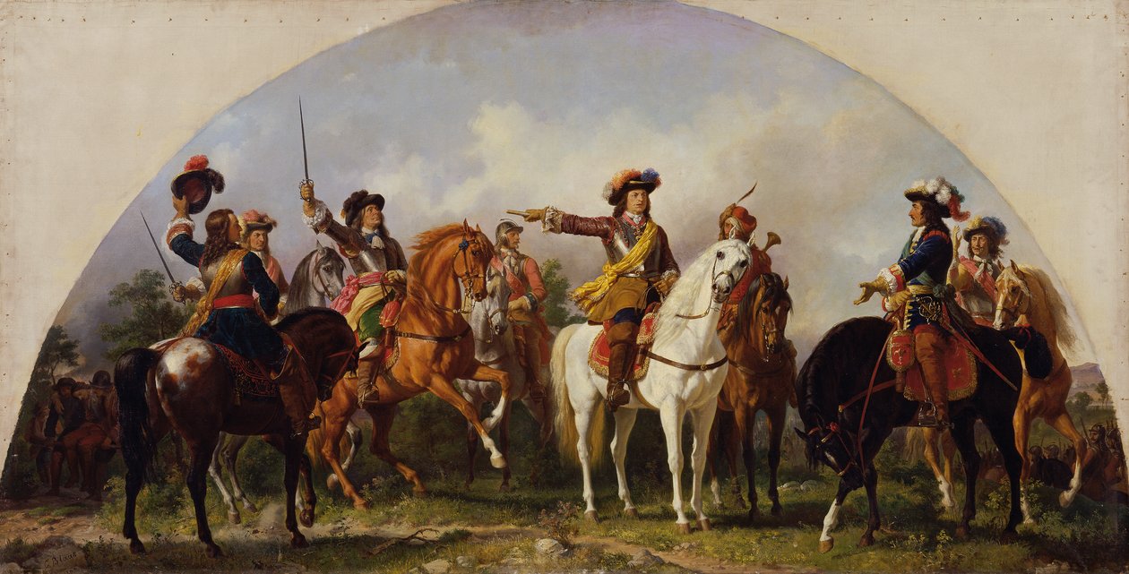 A szent-gotthárdi csata 1664 alkotó: Karl von Blaas