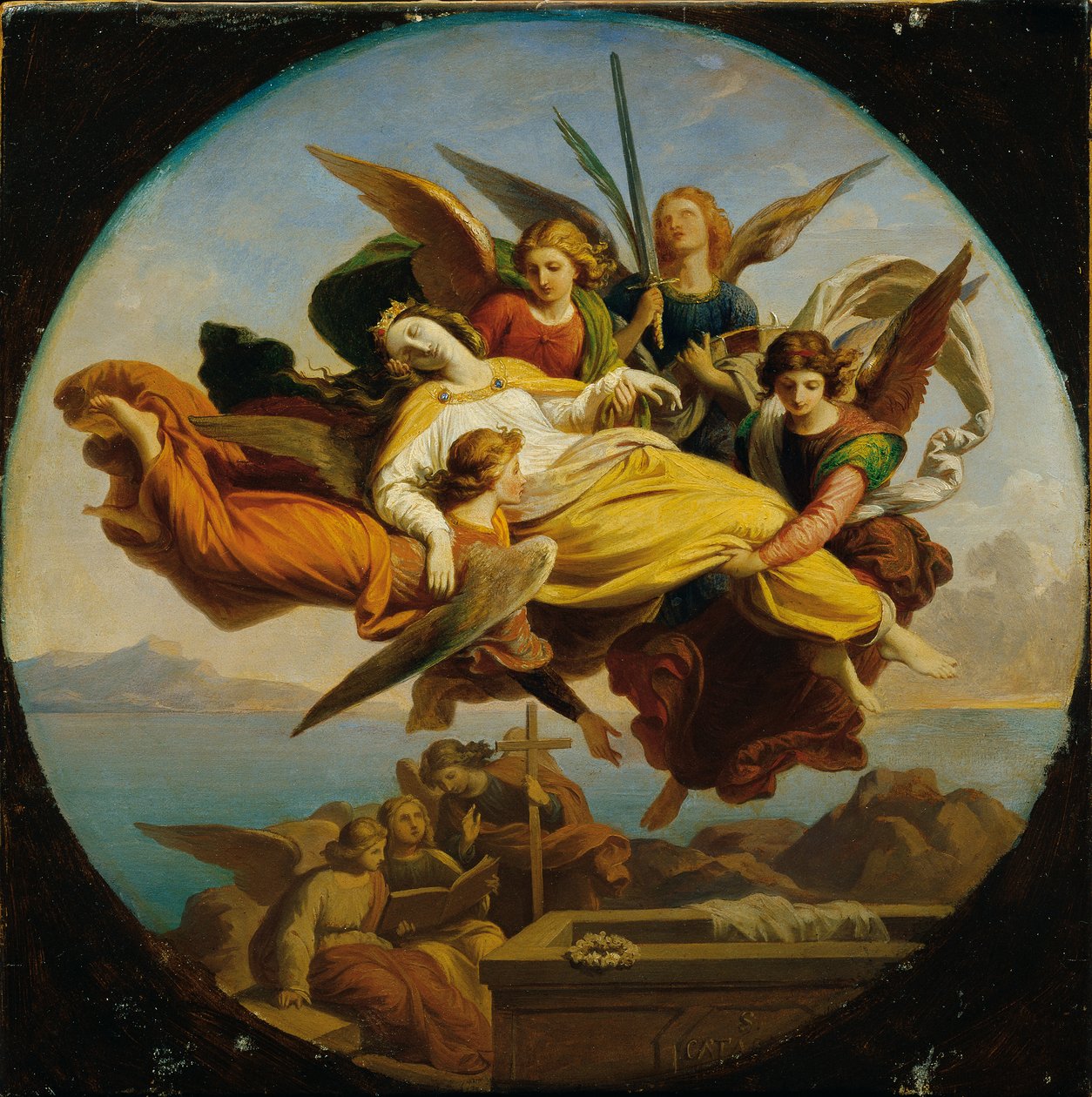 Szent Katalin alkotó: Karl von Blaas