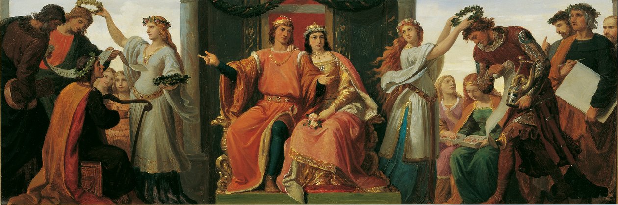 Dicső Lipót a művészetek és tudományok mecénásaként alkotó: Karl von Blaas