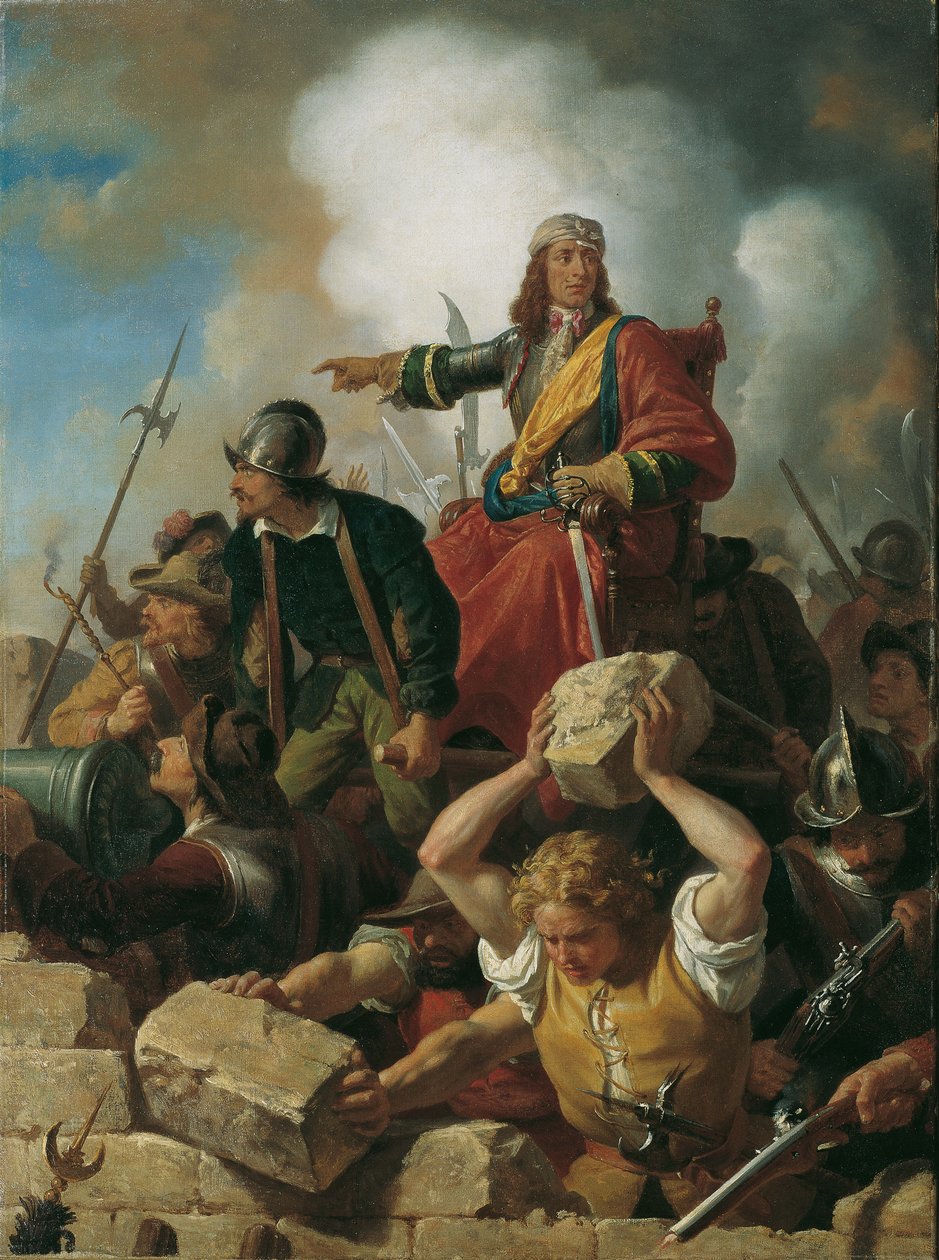 Bécs védelme a törökök ellen, 1683, 1865 körül. alkotó: Karl von Blaas