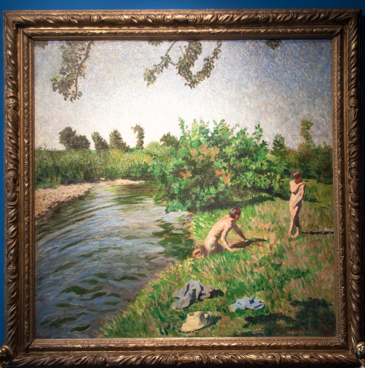 Furdozo fiuknAngol: Bathing_boysn alkotó: Károly Ferenczy