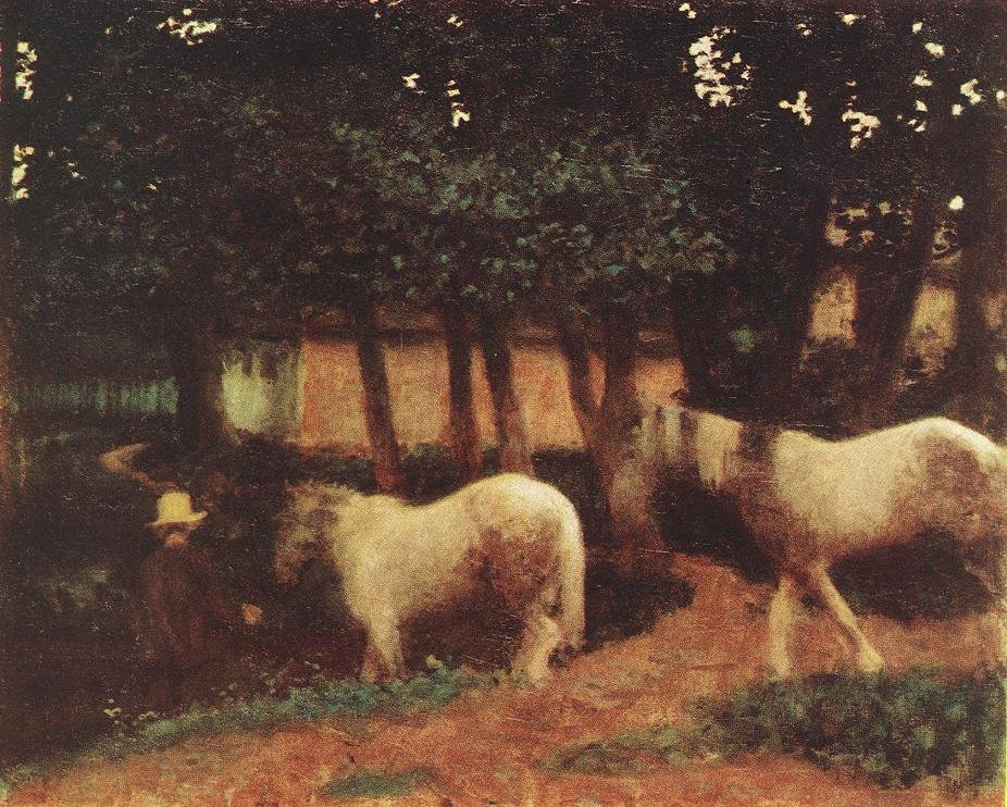 Esti hangulat lovakkal alkotó: Károly Ferenczy