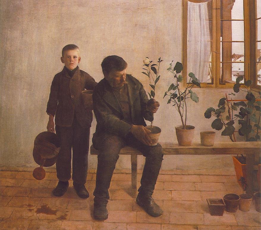 Kertészek alkotó: Károly Ferenczy