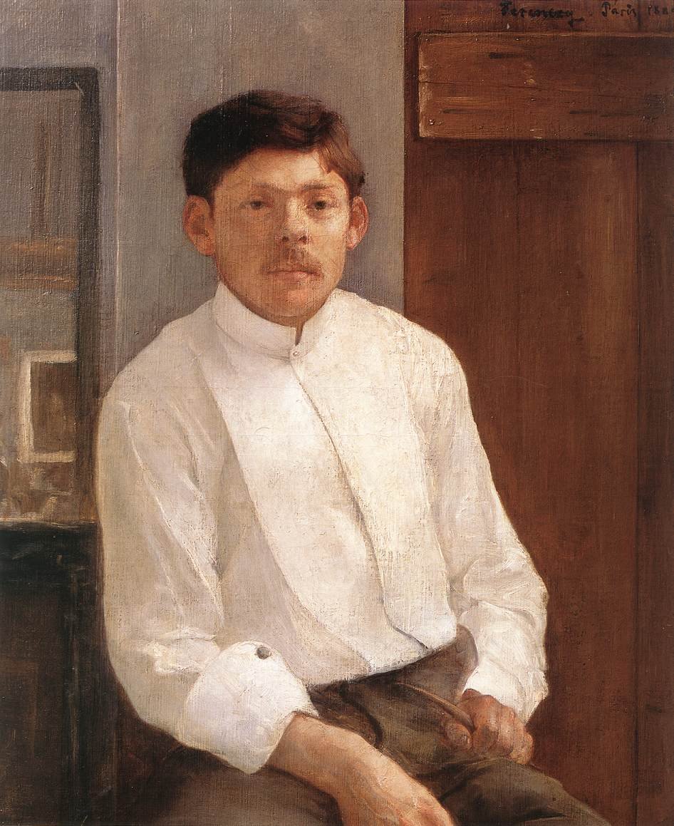 Kallos Ede arcképe alkotó: Károly Ferenczy