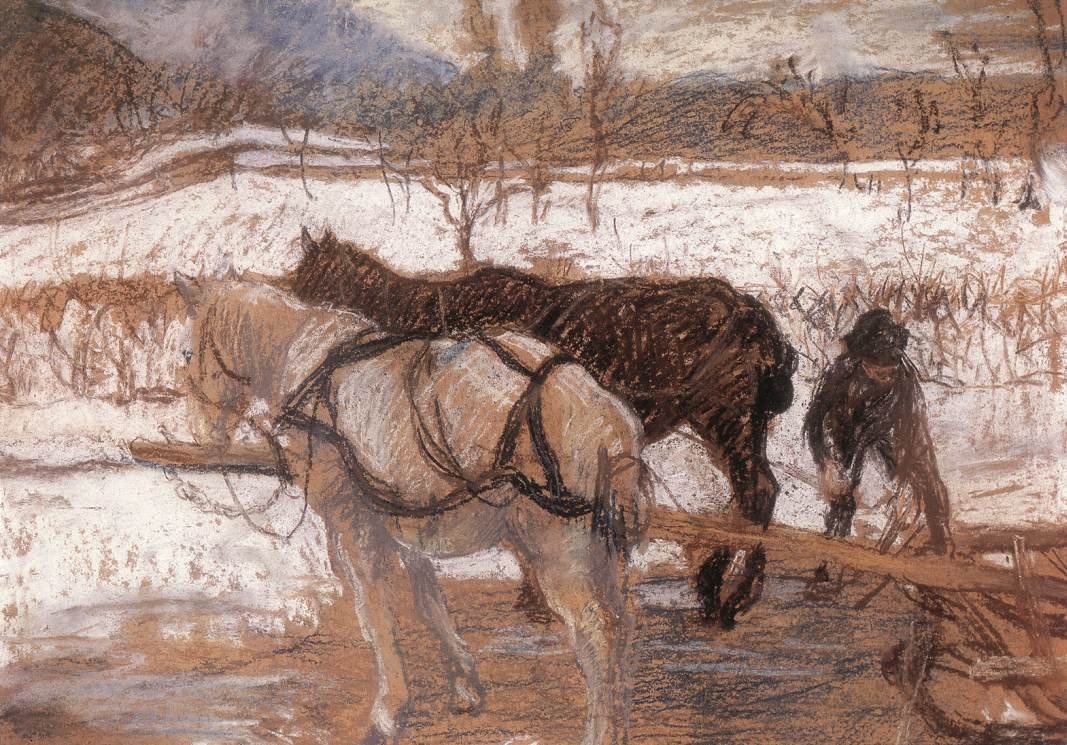 Téli alkotó: Károly Ferenczy