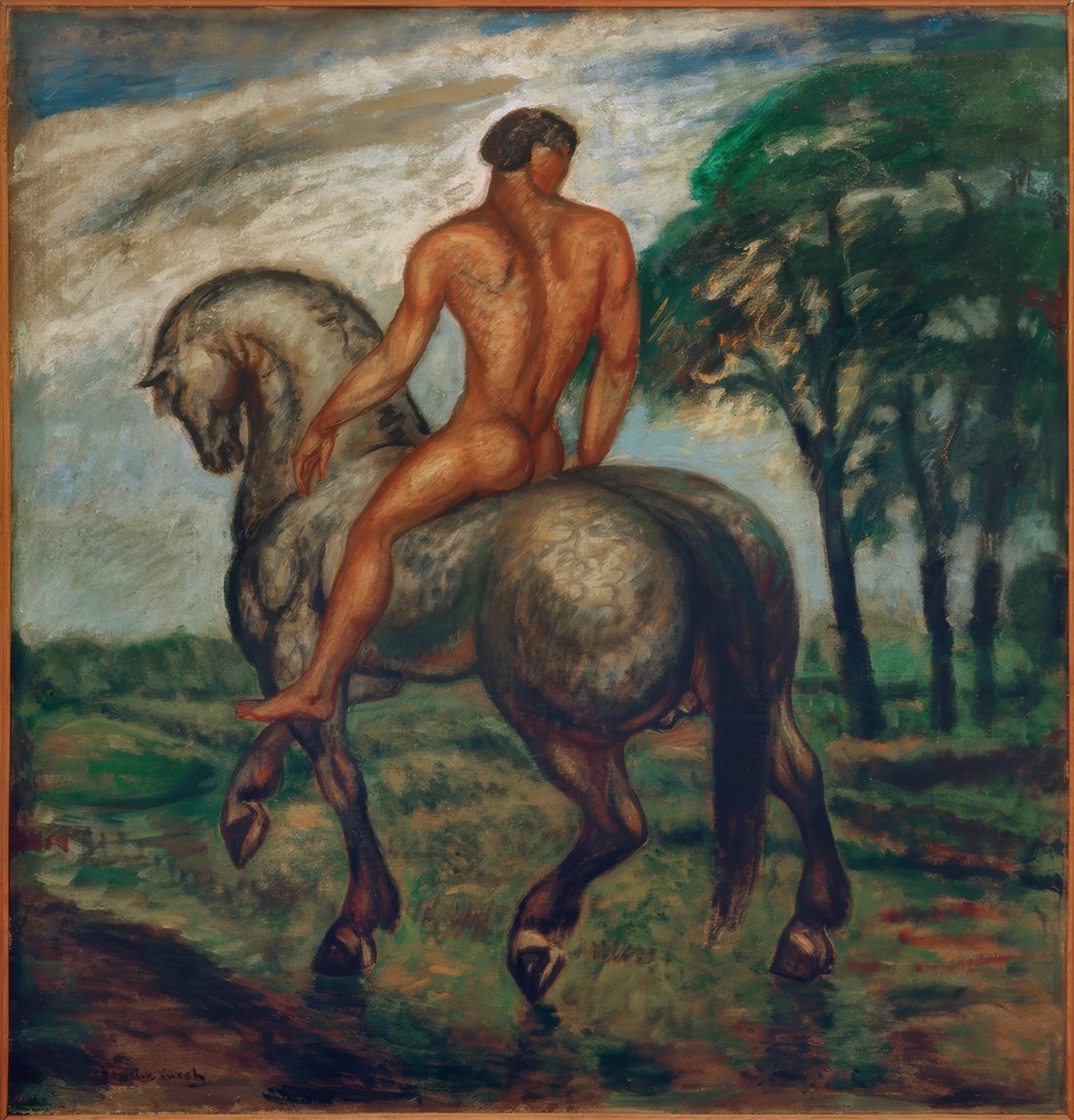 Morning Rider (Lone Rider) alkotó: Karoly Kernstok