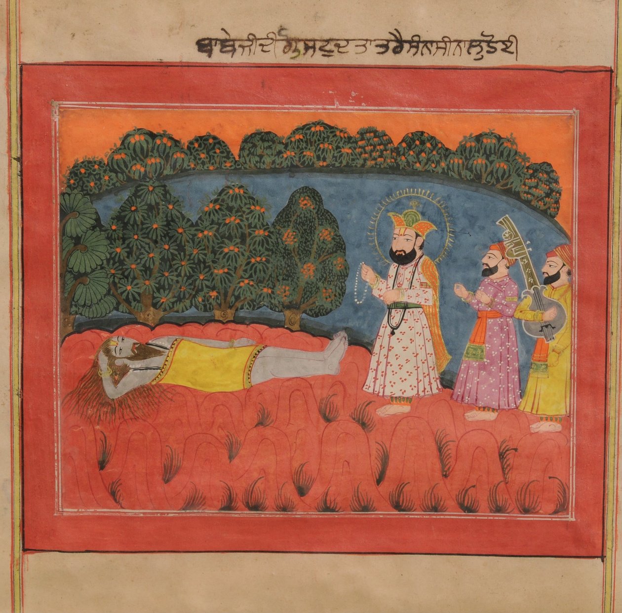 Guru Nanak Kamesh Apana A szerzetes Dattatreya alkotó: Kashmir School