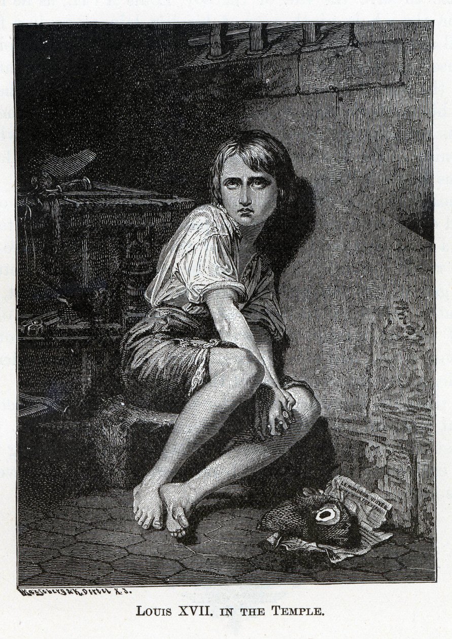 XVII. Lajos a templomban, 1882 alkotó: Kaspar Oertel