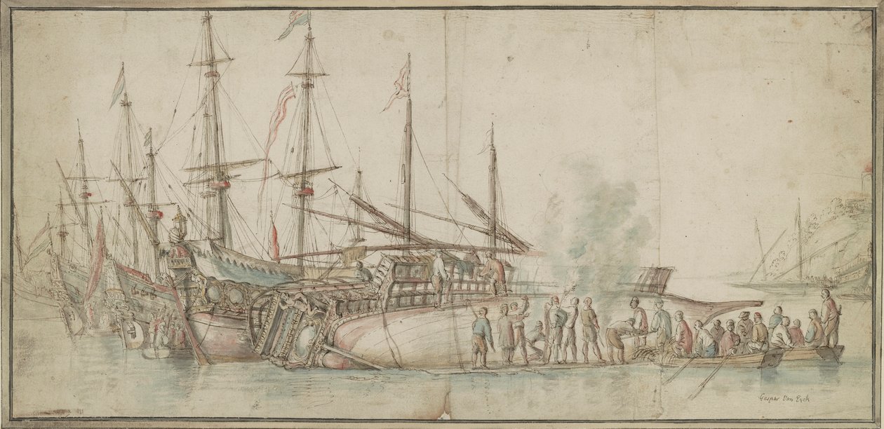 Hajójavítás alkotó: Kasper van Eyck