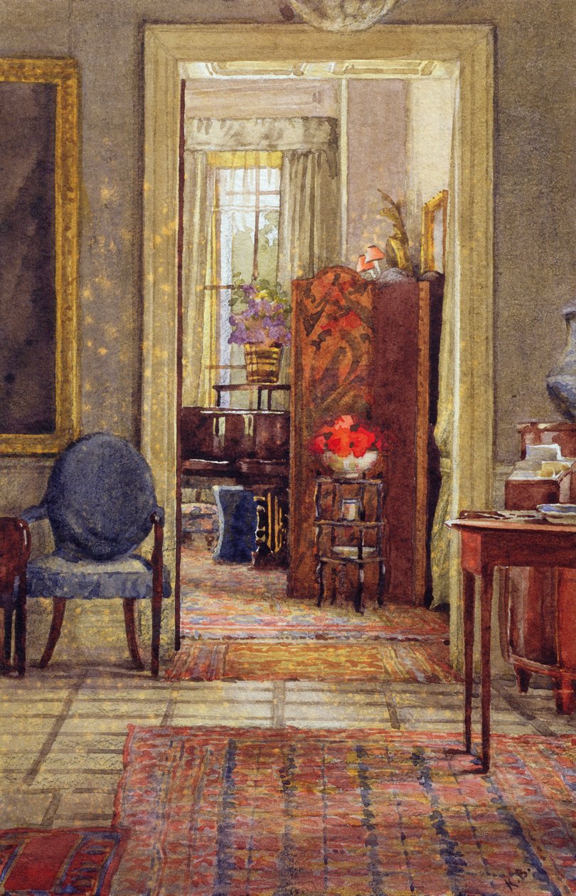 Woodside, Peasmarsh, 1880 körül alkotó: Kate Barnard