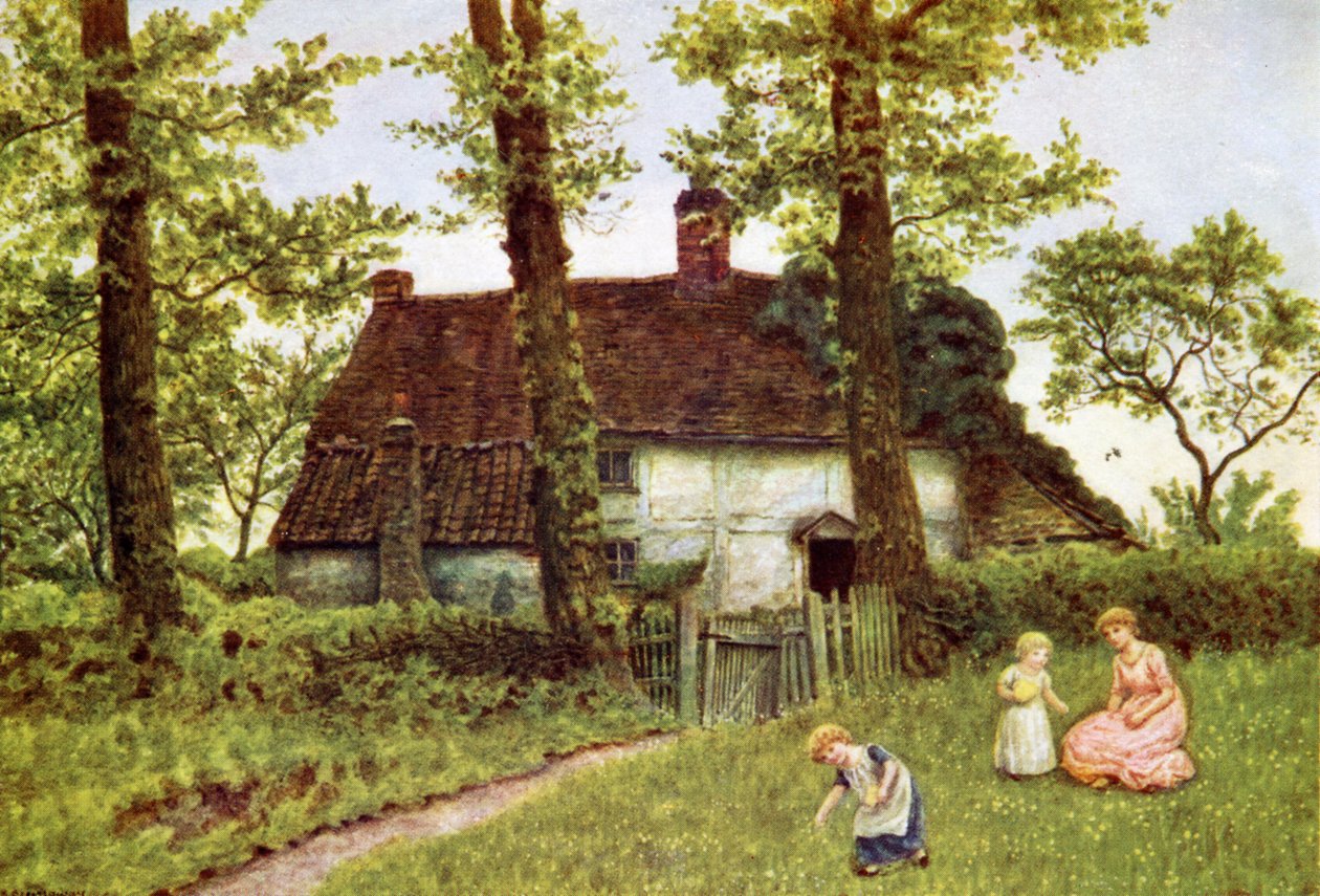 Kate Greenaway Surrey-i háza. alkotó: Kate Greenaway