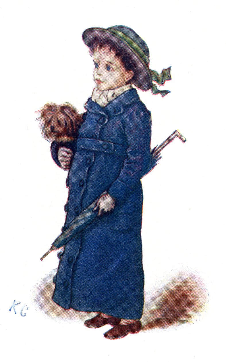 Kate Greenaway "karácsonyi képeslapjai". alkotó: Kate Greenaway