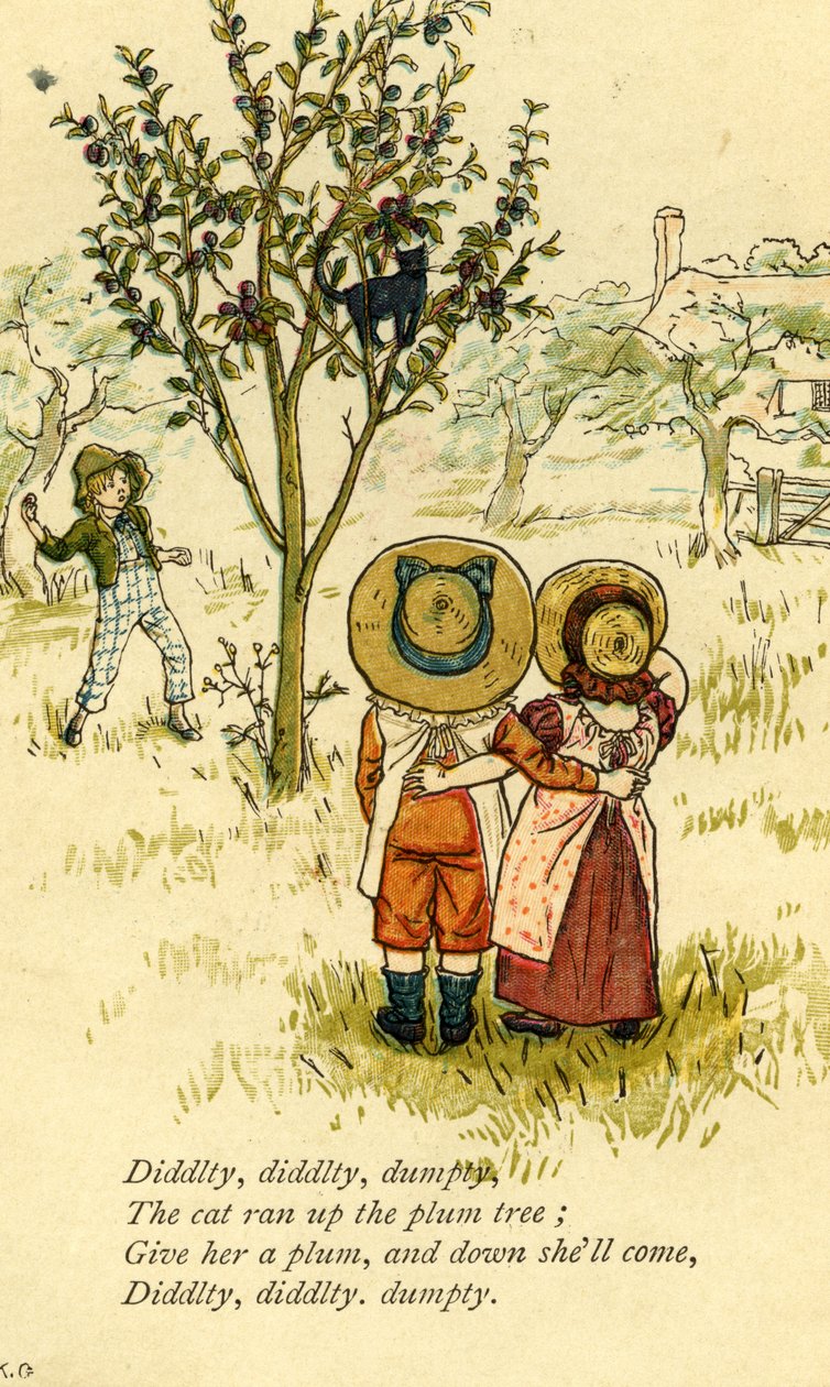 Diddlty diddlty dumpty gyerekszoba alkotó: Kate Greenaway