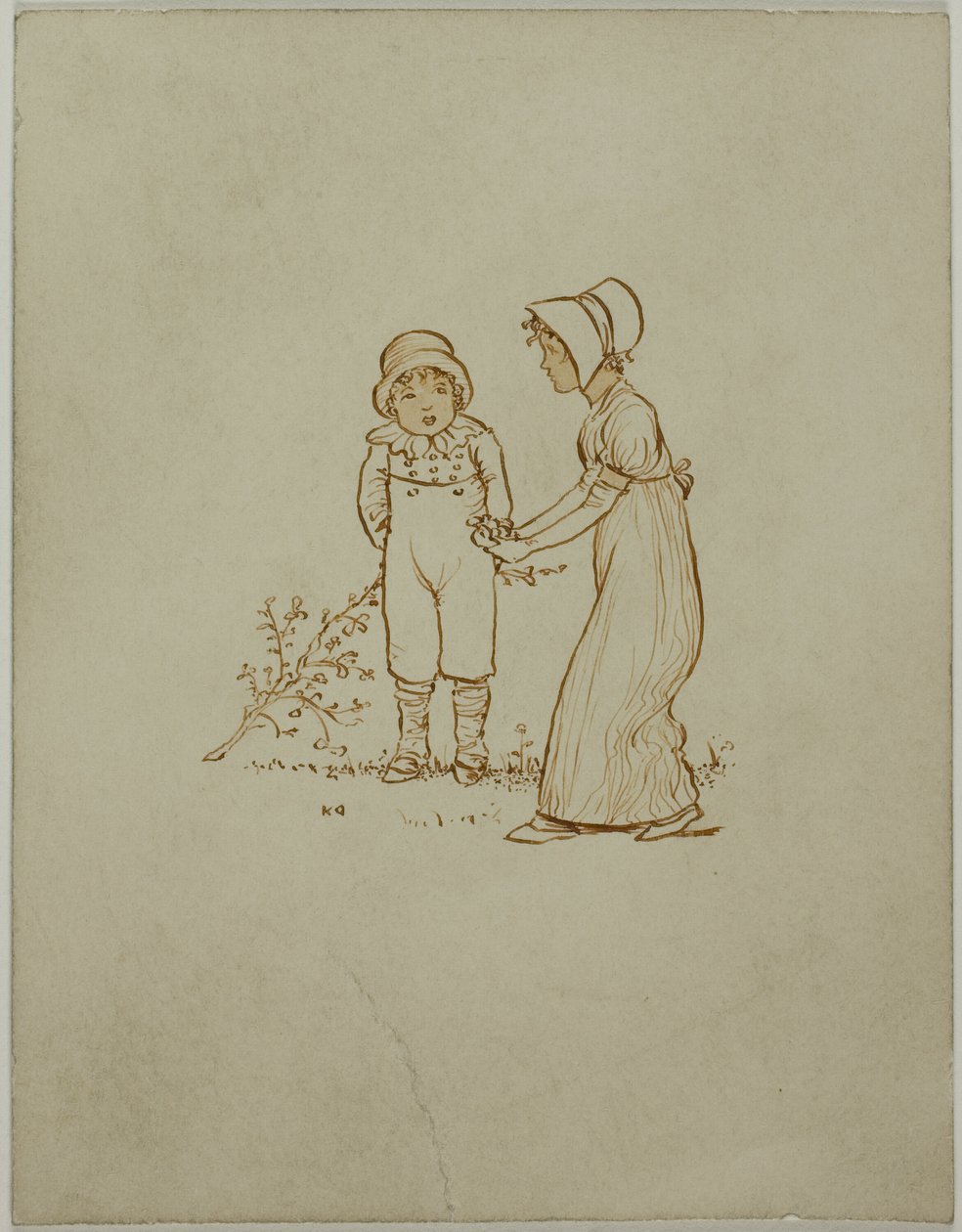 Kisfiú és Lány alkotó: Kate Greenaway