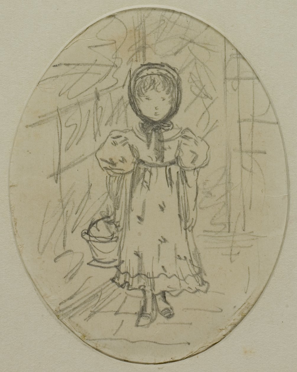 Kislány a kertben alkotó: Kate Greenaway